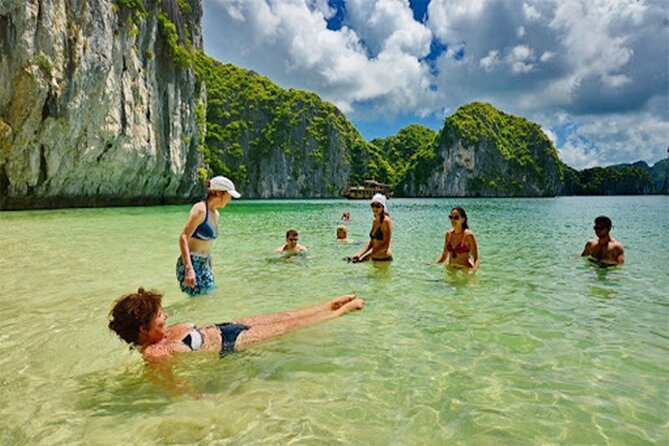 Halong Bay Day Trip 6hour: Buffet Lunch,Limousine bus,small group - Ti Top Island for swimming and the bay view