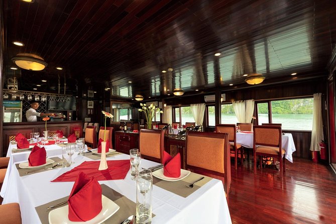 Halong bay Deluxe Cruise 2D/1N: Kayaking, swimming, Titop island & surprise cave - Sunset, spring rolls, and an evening on board