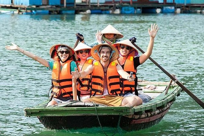 Halong Bay Full-Day with 6 Hour Cruise Kayaking, Swimming, Lunch - Hang Luon by kayak or bamboo boat