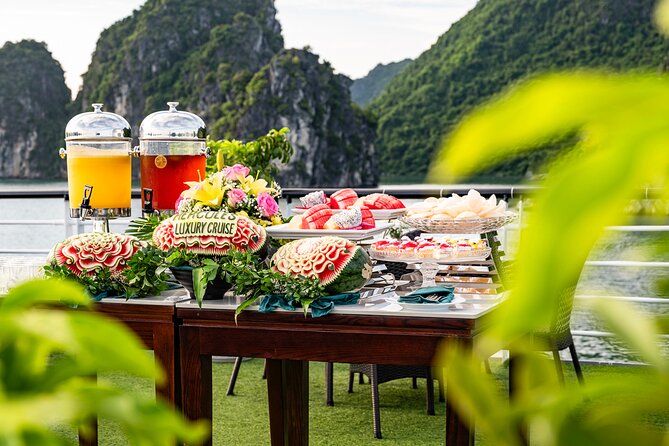 Halong bay Luxur Cruise Day trip: Buffet lunch & Limousine bus - The limousine bus pickup in Hanoi Old Quarter