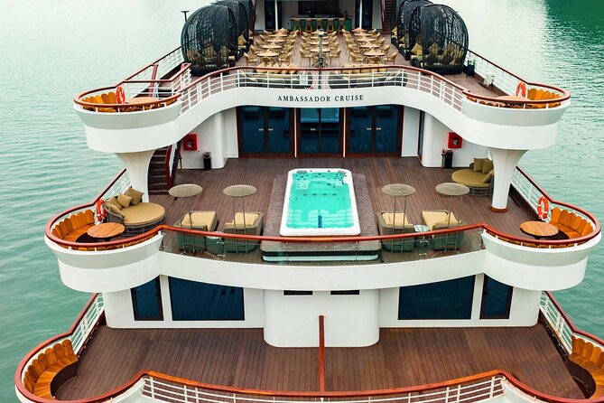 Halong Bay Luxury Dinner Cruise - Ambassador - Fireworks at 20:30