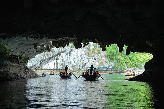 Halong Day Trip From Hanoi - Boarding the traditional boat in Halong City