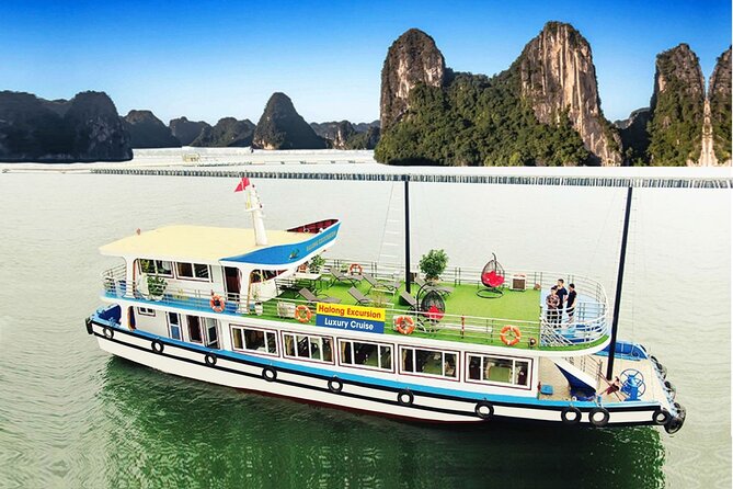 Halong Excursion Cruise with Kayaking, Swimming & Cave Visit - 8:15 am pickup from Hanoi Old Quarter