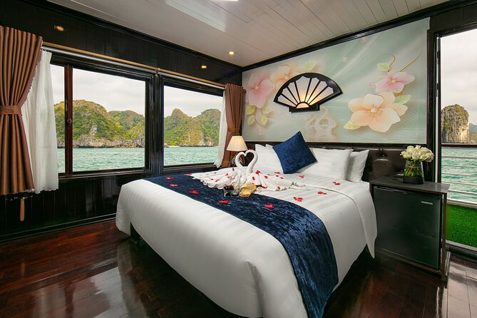 Halong Fantasea Cruise - 2 Days 1 Night - Boarding the Fantasea boat at Tuan Chau Harbour