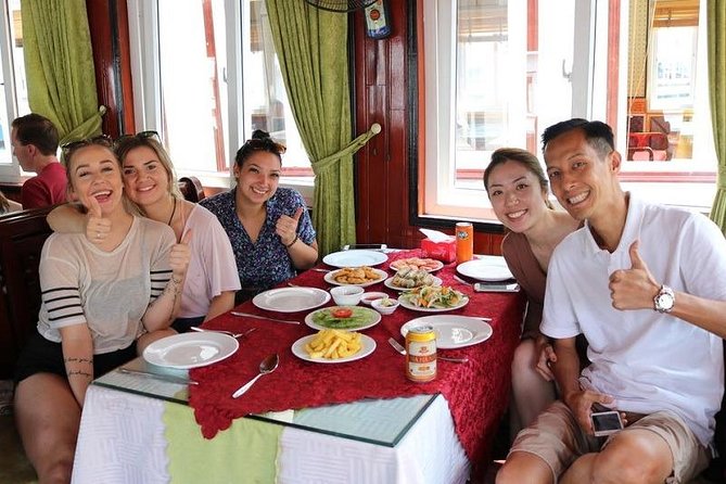 Halong Islands, Cave, Kayak, Bamboo Day Tour w Dragonfly Cruise - The guide can shape the whole day