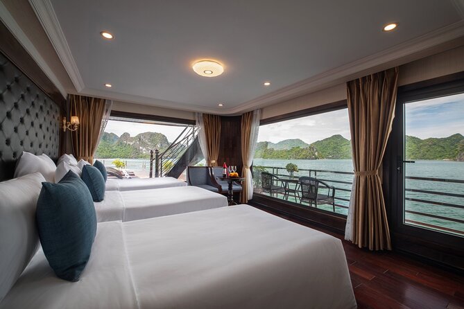 Halong La Pandora Cruise 2days/1Night - A comfortable cabin with a view