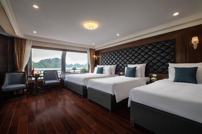 HaLong - LanHa Bay 1 Night On The 2nd Deck with La Pandora Cruises - Dinner, cooking, karaoke, and squid fishing