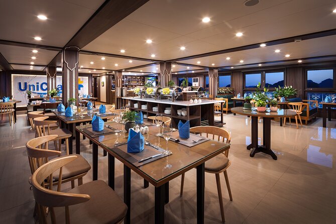 HaLong, LanHa bay 2days and 1 nite Kayak on Vega Legend Cruise. - Leaving Hanoi and reaching Tuan Chau Harbor