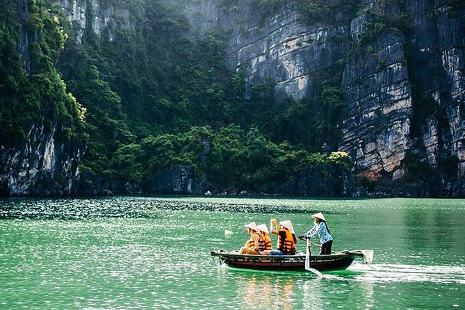 Halong Luxury Cruise Full Day Tour from Hanoi: All Inclusive - Ti Top Beach is scenic but often crowded