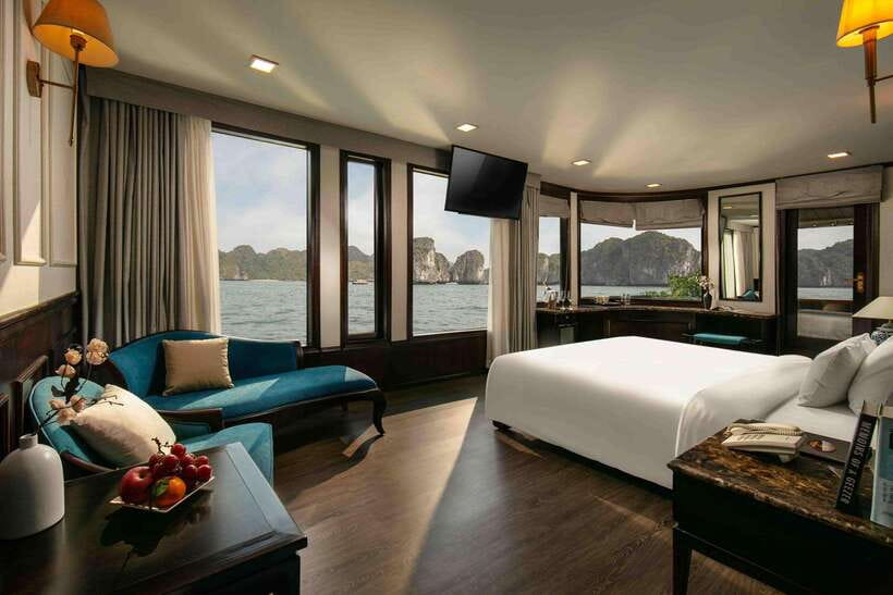 Hanoi: 2D1N Ha Long Bay, Lan Ha Bay by Amanda Luxury Cruise - Sailing past Ha Long Bay’s limestone towers