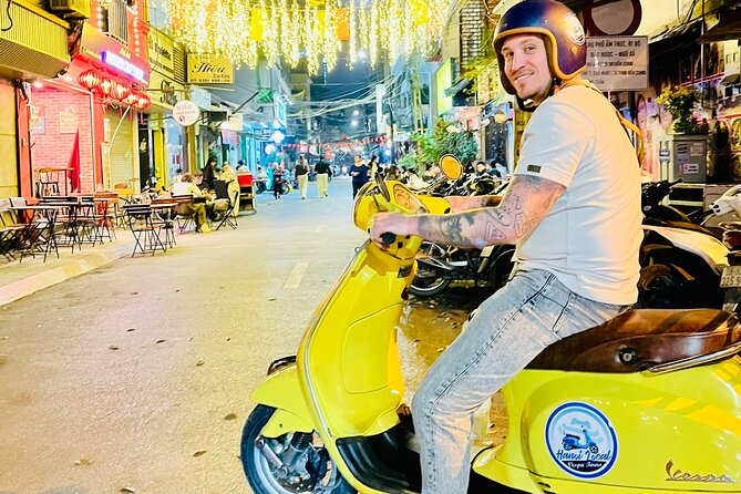 Hanoi After Dark Vespa Tour (4 hours): Street Food & Night Vibes - 6:00 PM at Hoan Kiem