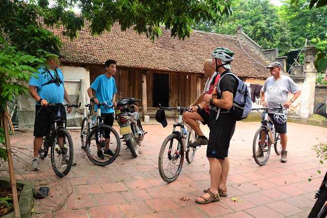 Hanoi Bicycle Tours: Half Day Bicycle Tours Hanoi Countryside - Crossing Long Bien Bridge over the Red River