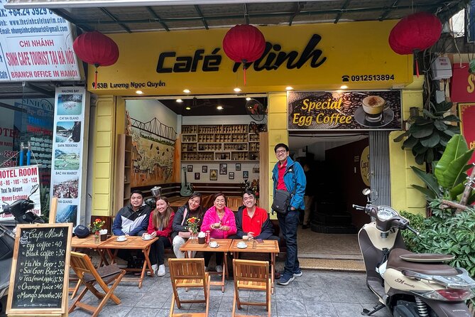 Hanoi Egg Coffee Class and Street Food Walking Tour - Timing, group size, and practical comfort