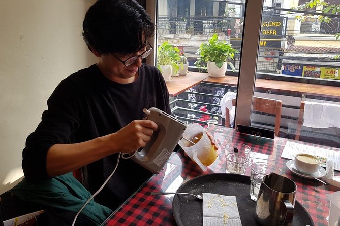 Hanoi Egg Coffee Making Course - A small group with room for help