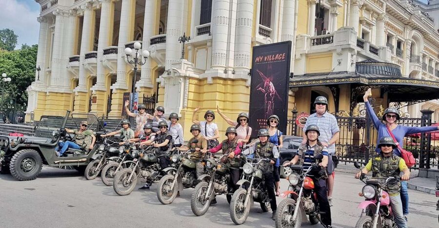 Hanoi Food, Culture, Sightseeing & Fun By Vintage Motorbike - The major sights, seen from street level