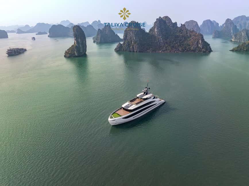 Hanoi: Ha Long Bay/Lan Ha Bay Taliya Day Cruise - Dark and Bright Cave by local rowing boat