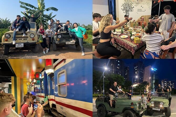 Hanoi Jeep Night Street Foodie Tour, Train Street and Egg Coffee - Bun cha near the Hanoi Opera House