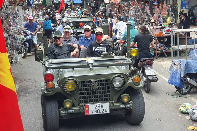 Hanoi Jeep Tour: Food, Culture and Fun by Vietnam Army Jeep - Long Bien Bridge and the Red River views