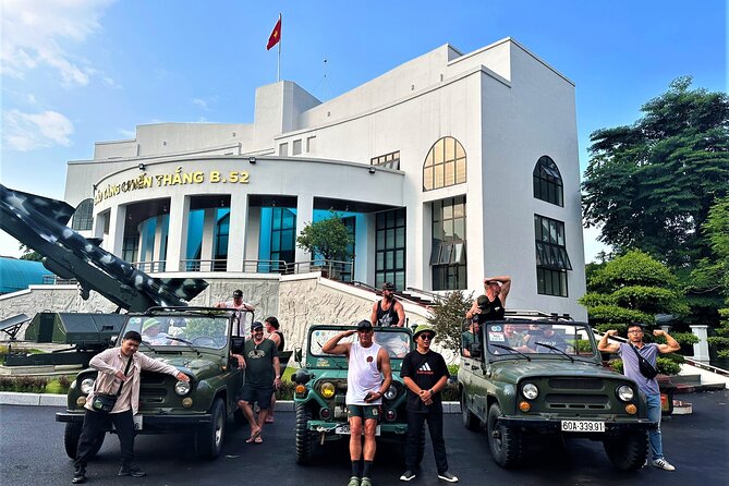 Hanoi Jeep Tours Led By Women: City & Countryside Half Day Combo - Long Bien Bridge and the railway tracks
