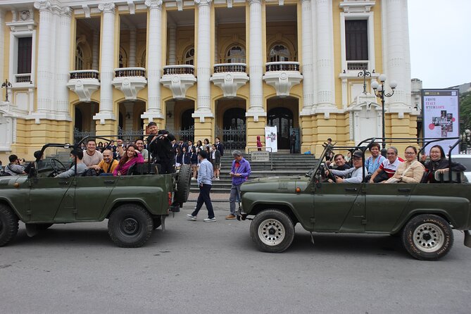 Hanoi Jeep Tours Led By Women: Hanoi City Jeep Tours - From city streets to quieter green areas
