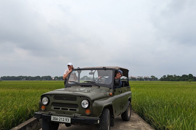 Hanoi Jeep Tours Led By Women: Hanoi Countryside Jeep Tours - Hoi Phu village and the broom makers