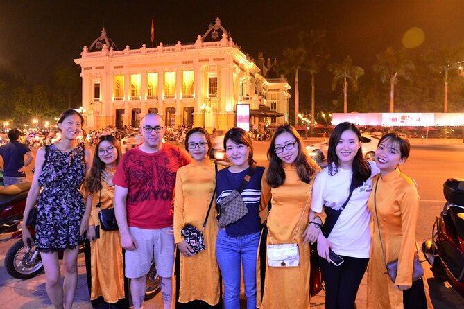 Hanoi Motorbike Tour Led By Women: Hanoi Motorbike Food Tours - West Lake and the Truc Bach night view