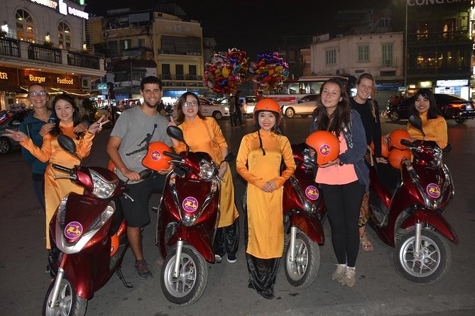 Hanoi Motorbike Tours Led By Women: Hanoi By Night Foodie Motorbike Tours - Booking Details and Value at $69