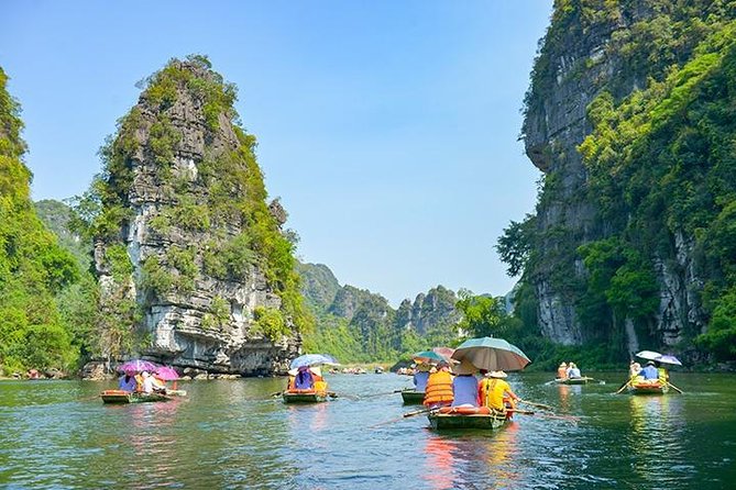 Hanoi - Ninh Binh Day Trip - Trang An by sampan, where the scenery changes pace