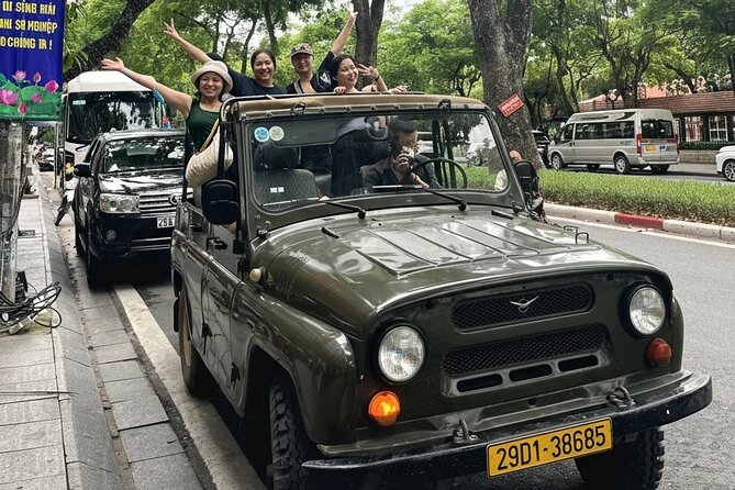 Hanoi Offbeat Jeep Tours - West Lake, Twin Dragons, and Tao Sach Pagoda