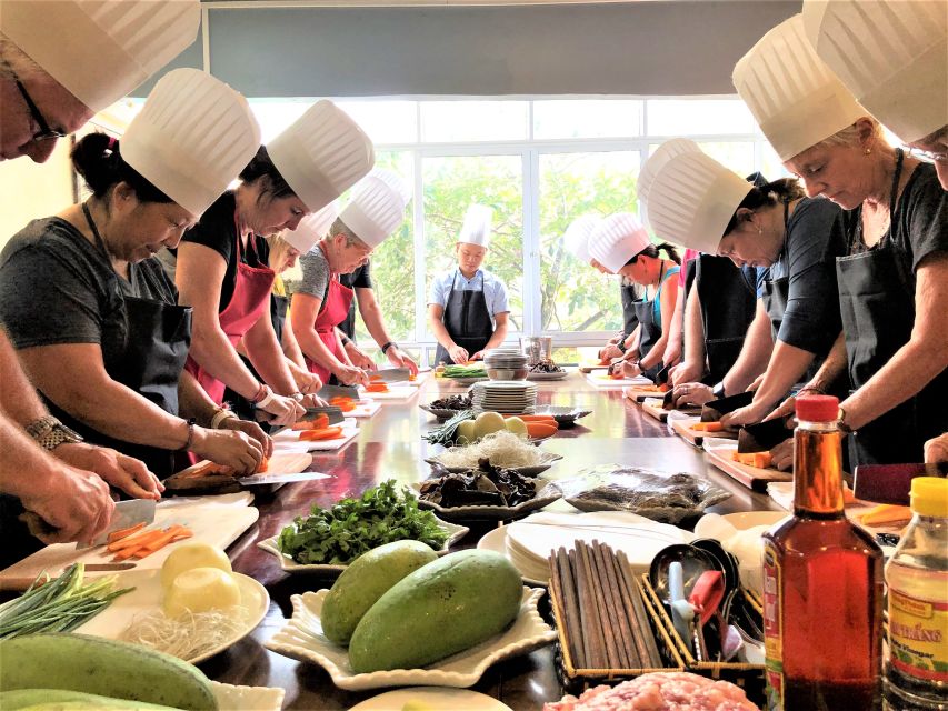 Hanoi: Old Quarter Market Tour and Cooking Class with Meal - Choosing three dishes from a Vietnamese menu