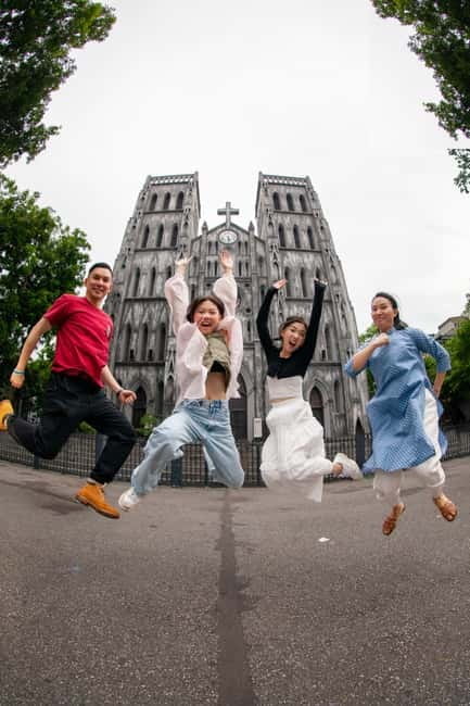 Hanoi Private Photoshoot – Iconic Spots & Hidden Gems - St. Joseph Cathedral and the Old Quarter