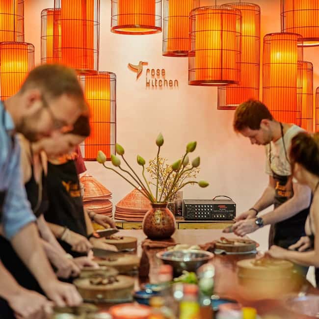 Hanoi: Rose Kitchen: Pho/Bun Cha/Nem+ Free Egg/ Salt Coffee - Choosing one Vietnamese dish to prepare