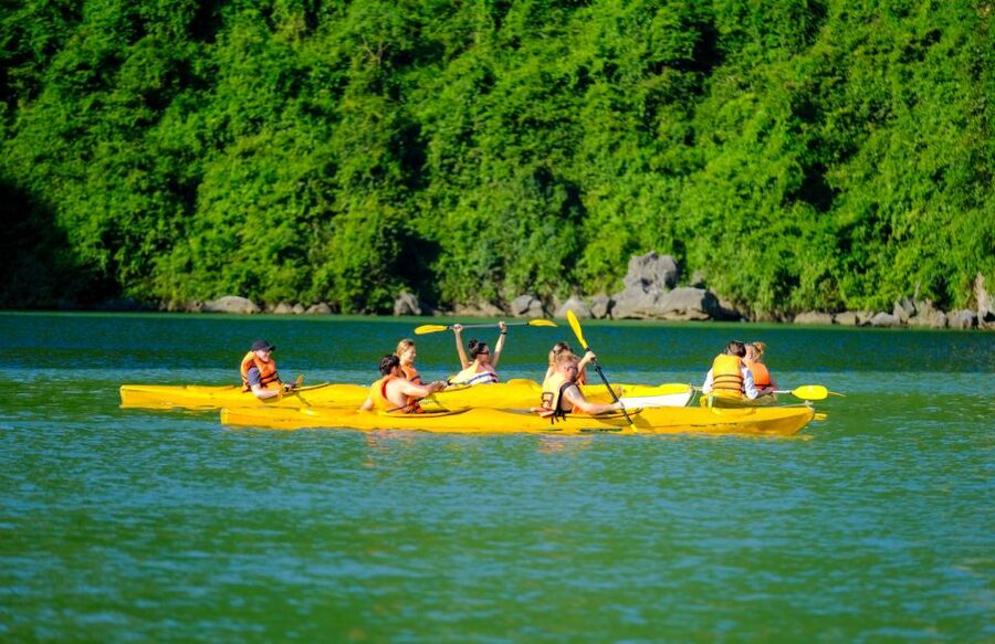 Hanoi: Roundtrip Halong Bay Islands, Caves, Kayaking & Lunch - Ti Top Island and the 30-minute climb
