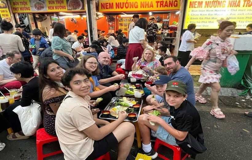 Hanoi: Street Food Tour with Train Street & Hidden Alleyways - Vegetarian choices and practical limits
