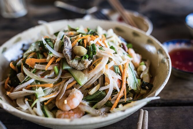 Hanoi Vegan Street Food Tour and Train Street - Stop Two: Vegan Bun Cha by the Old City Gate