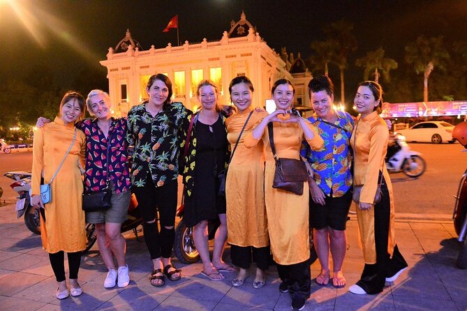Hanoi Vespa Food Tours Led By Women - West Lake, lantern streets, and the Red River view