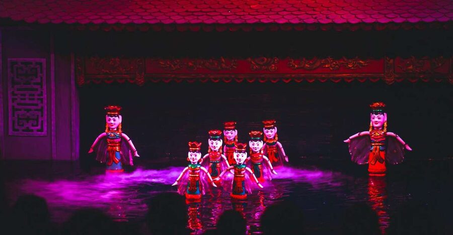 Hanoi: Water Puppet Show Ticket with Hotel Delivery Add-On - What happens during the 50-minute performance