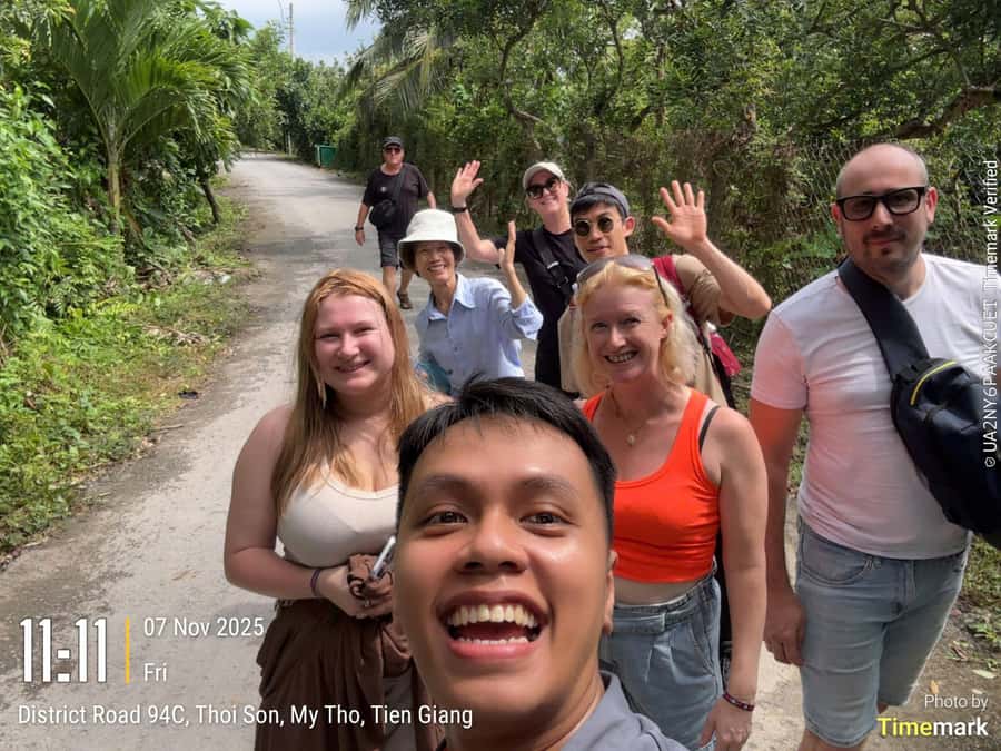 HCM: Authentic Mekong Delta - Boat, TukTuk, Khot Cake Making - Coconut candy and Southern Vietnamese music
