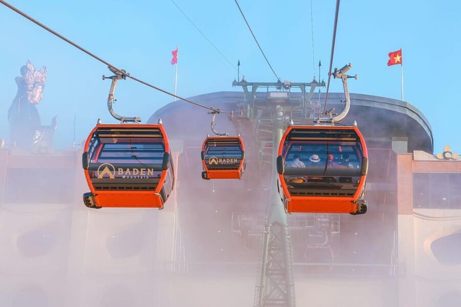 Ho Chi Minh: Black Virgin Mountain & Cao Dai Temple Tour - The Cable Car Up Bà Đen Mountain