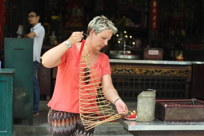 Ho Chi Minh City Motorbike Tour with Student | Saigon Adventure - The hidden pagoda and Chinatown route
