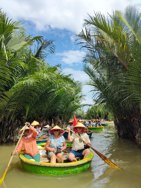 Hoi An: Basket Boat Ride in the Coconut Forest - Entering Bay Mau Coconut Forest by basket boat