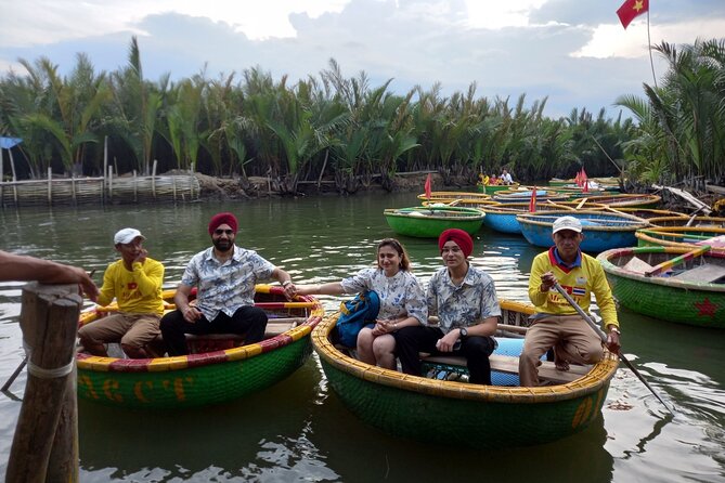 Hoi an Coconut Boat & Hoi an Ancient Town(Option Marble Mountain) - Dinner at the night market