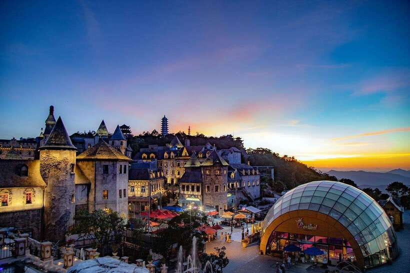 Hoi An: Full-day Ba Na Hills & Amazing Golden Bridge - Tinh Tam Garden, Vong Nguyet Hill, and the high viewpoints
