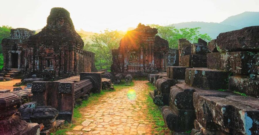 Hoi An: Full-Day Small Group Trip to My Son Sanctuary - Entering the brick temples of My Son