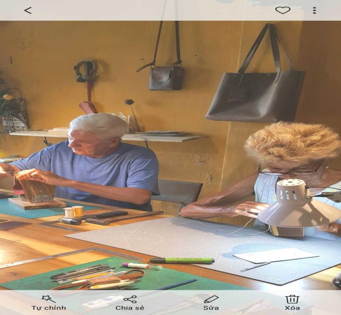 Hoi An: Handmade Leather Crafts Workshop (Starter Course) - Learning to cut leather with care