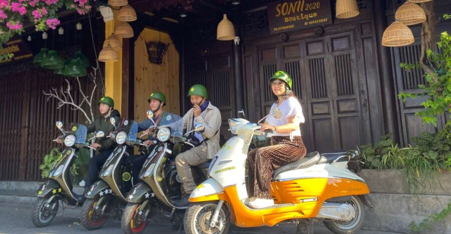 Hoi An Highlights and Hidden Gems Tour by Vespa - Zigzagging back roads into the rice fields