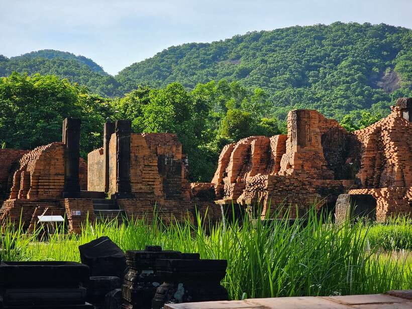 Hoi An: My Son Sanctuary Early Morning w. Champa Food Brunch - Walking through My Son’s Champa temple groups