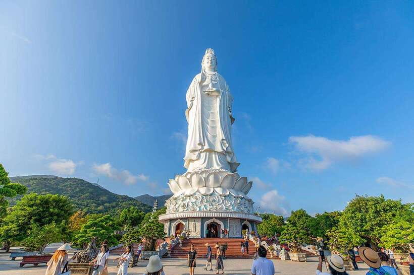 Hoi An: Secrets Of The Marble Mountains & Linh Ung Pagoda - Linh Ung Pagoda and the Lady Buddha