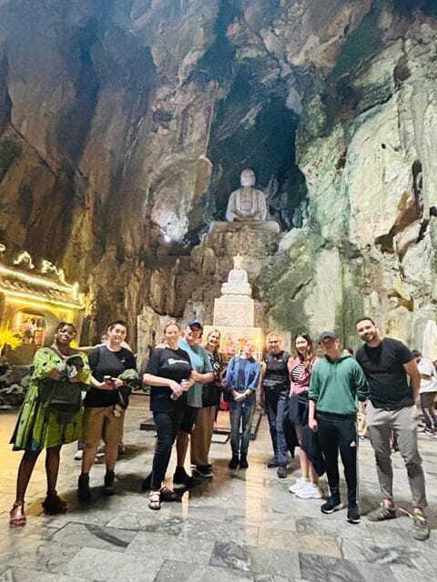 Hoian/Danang: Marble Mountain - Am Phu Cave & Lady Buddha - Climbing Thuy Mountain, the Water Mountain
