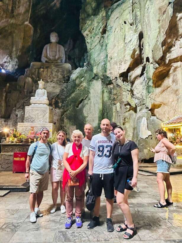 Hoian/Danang: Marble Mountain - Am Phu Cave & Lady Buddha - Linh Ung Pagoda and the 67-meter Lady Buddha